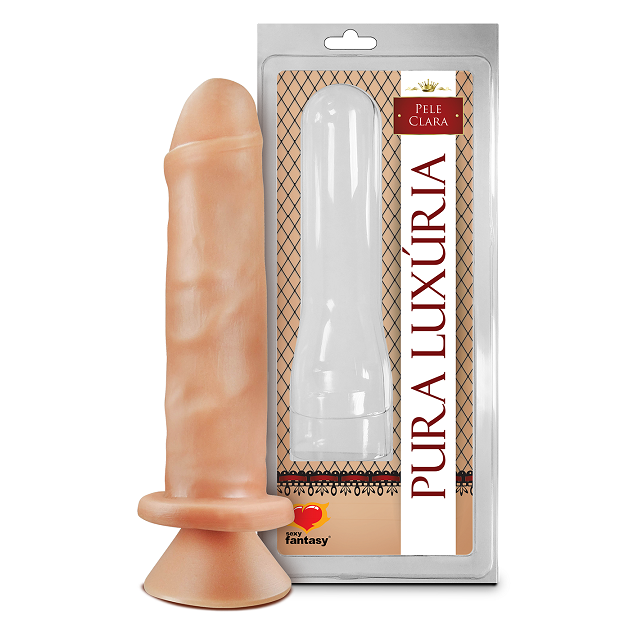 ºPênis Realístico Com Ventosa - 17,4cm X 4cm  -PV003- 7899564705314