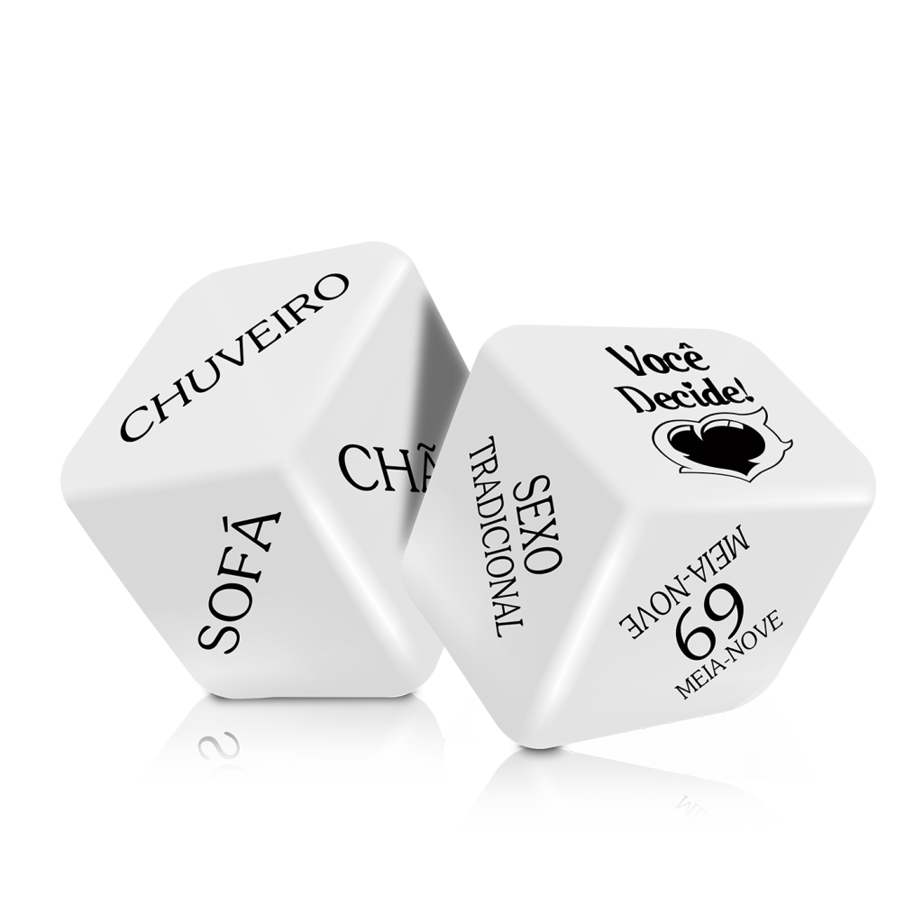 ºDado Jogo Cubo do Amor Hot com 2 Unidades -BR004- 7899564707646