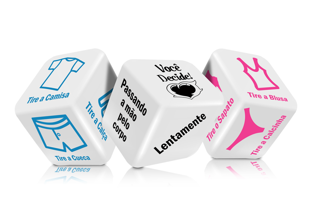 ºDado Jogo Strip Tease para Casal com 3 Unidades -BR009- 7899564707691