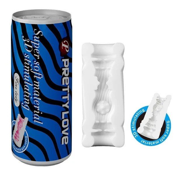 ºMasturbador Masculino Formato De Lata Fine Lady Pretty Love - 8569- 6959532360615