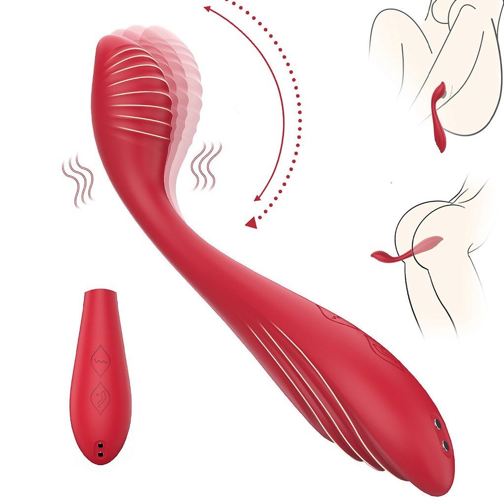 ºFINGER - Vibrador Ponto-G com Vibração e Movimentos - LV413