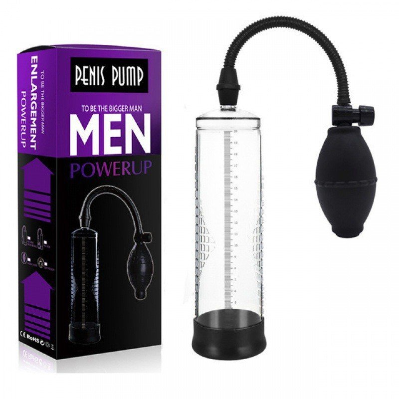 ºBomba Peniana Manual MEN Power Up - Pêra - LV870A
