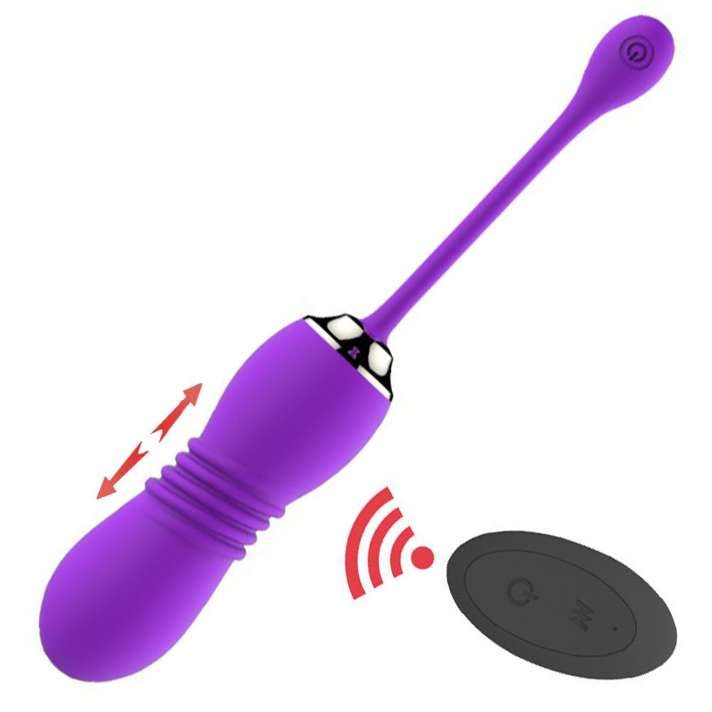 °Vibrador Bullet com Vai e Vem de Controle Remoto- LV653