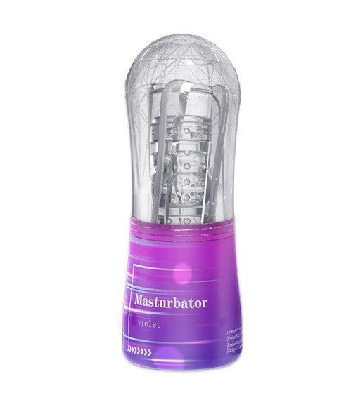 ºMasturbador Masculino Transparente Texturizado Cup