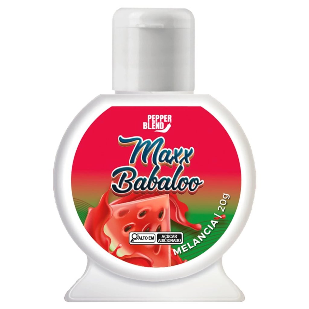 *Max Babaloo Gel Coméstivel Beijável - MELANCIA - 7898617092531