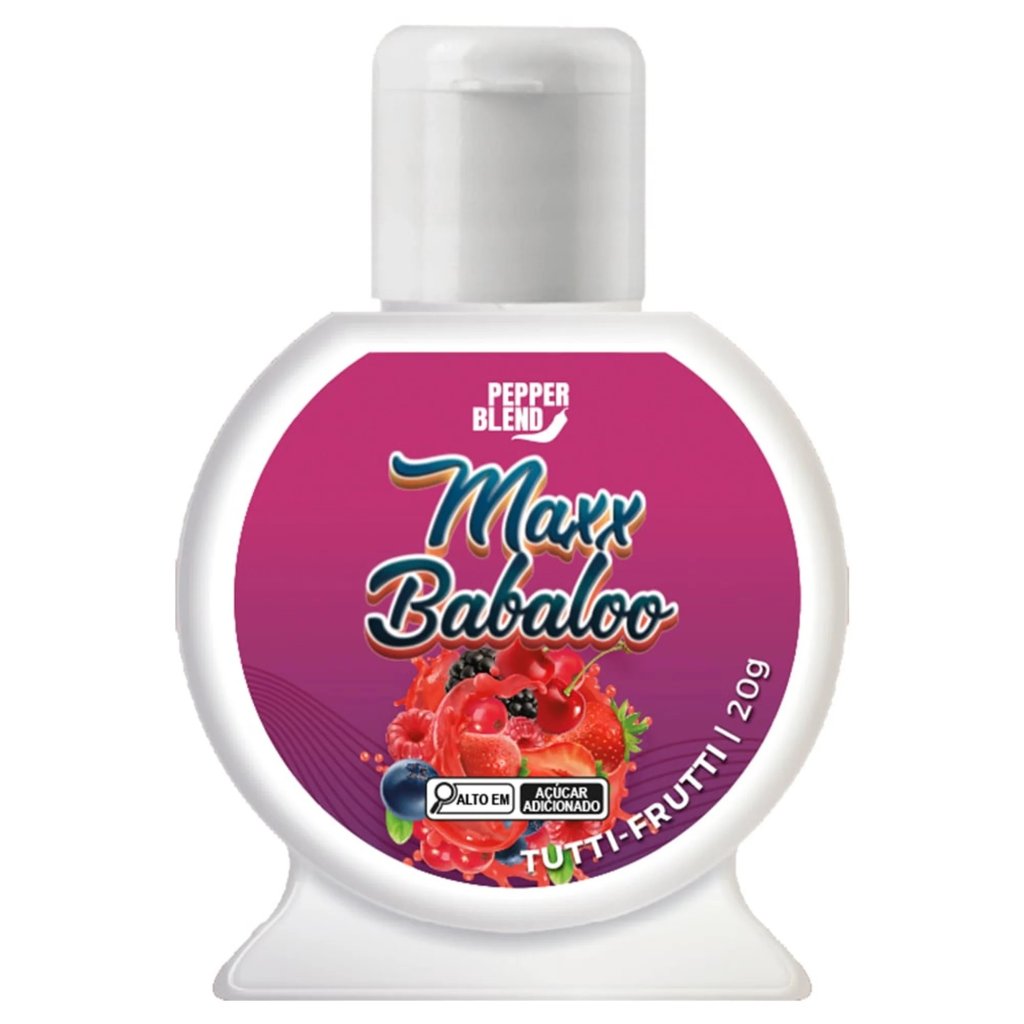 *Max Babaloo Gel Coméstivel Beijável - TUTTI FRUTTI - 7898617092562