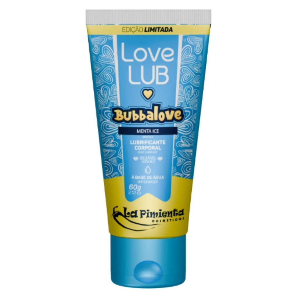 ºLove Lub Bubbalove Lubrificante Beijável 60G - MENTA ICE