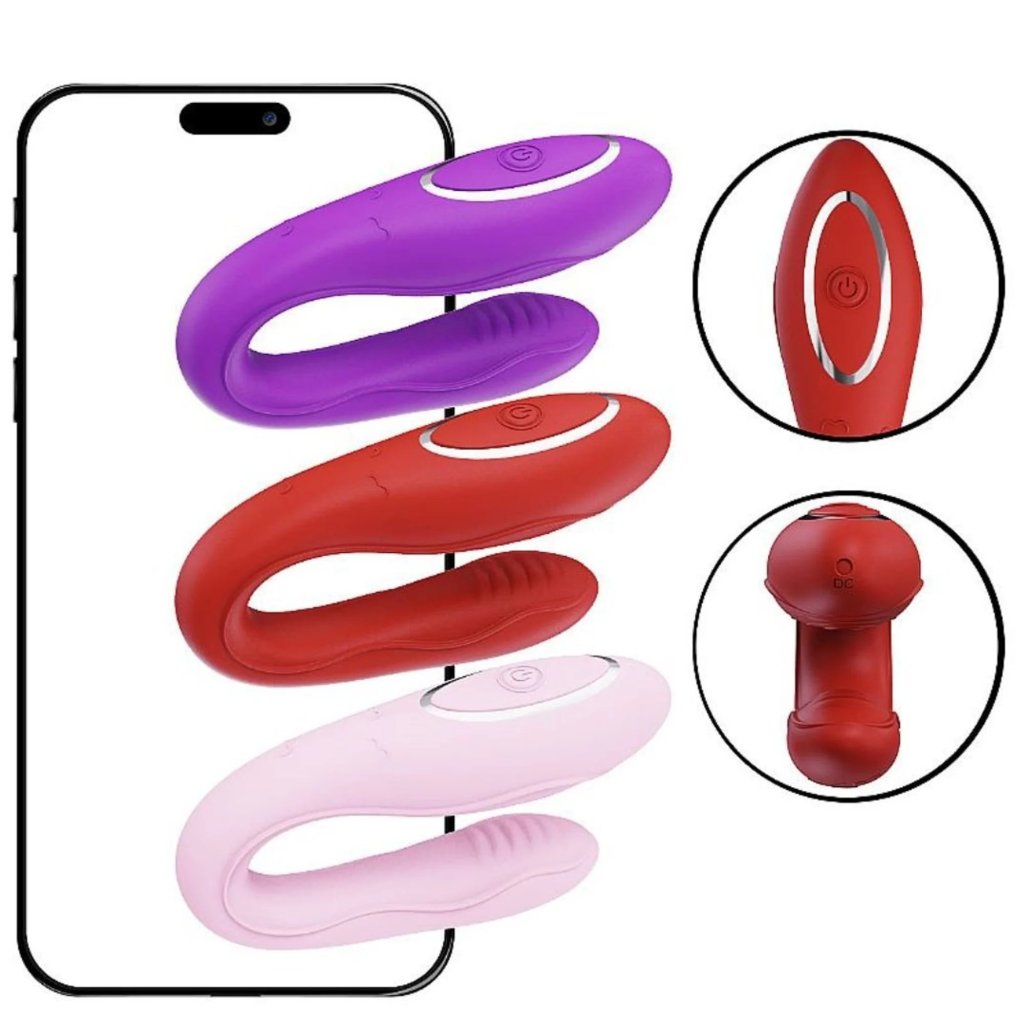 ºVibrador De Casal À Longa Distância 12 Modos De Vibração