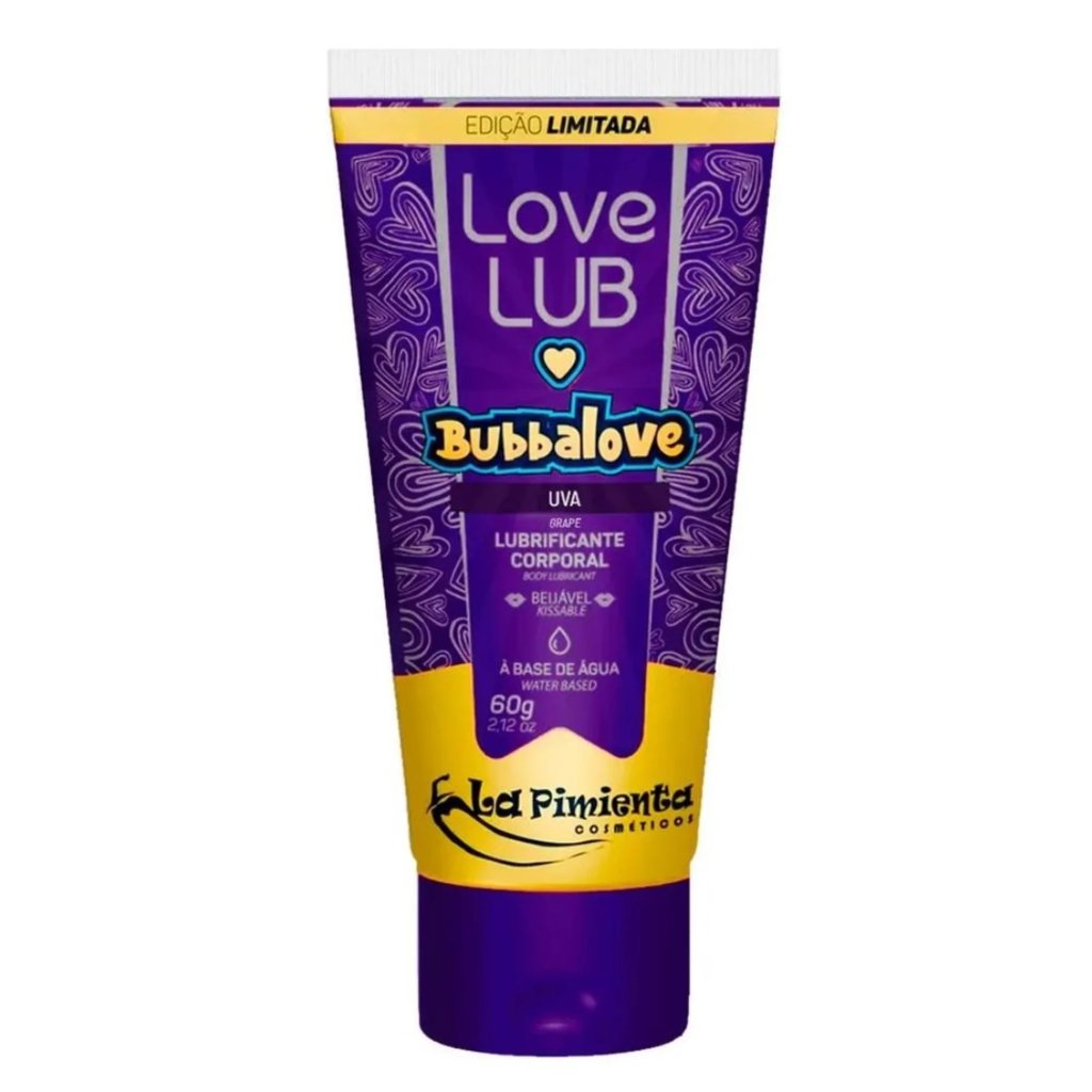 *Love Lub Bubbalove Lubrificante Beijável 60G - UVA