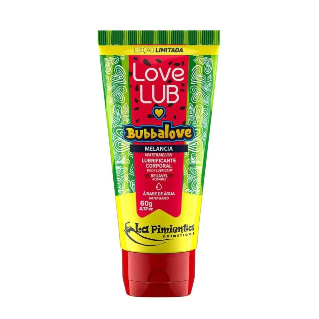 *Love Lub Bubbalove Lubrificante Beijável 60G - MELANCIA 