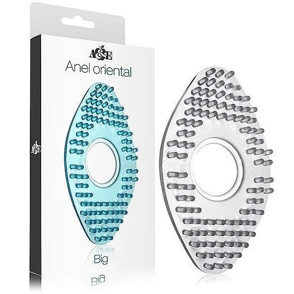 *Anel Oriental Grande em silicone - Transparente