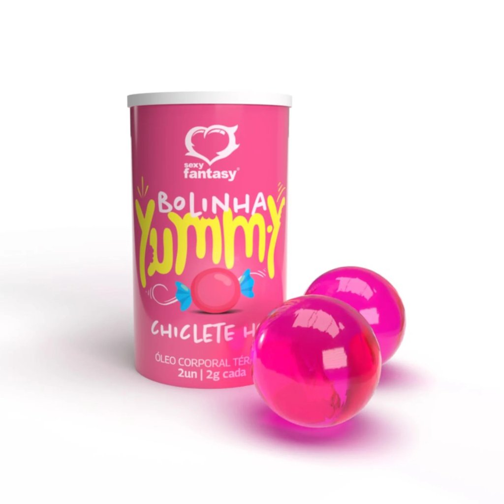 *Yummy Bolinha Beijável Térmica - CHICLETE