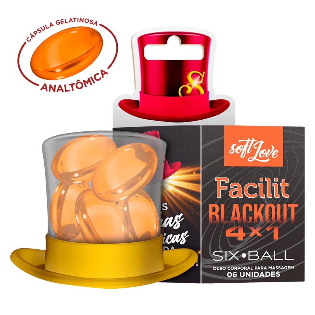 *Facilit Blackout BALL 4 EM 1 - 6UN - 7908484003698