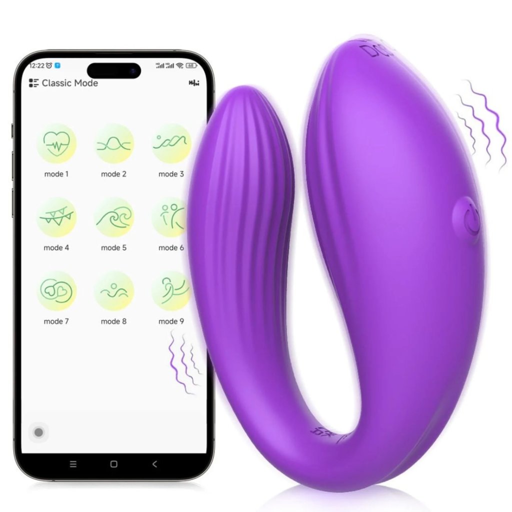 ºKARA Vibrador De Casal  Com Controle Via Aplicativo - 6933153102083