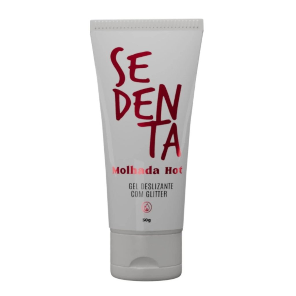 ºSedenta Molhada Hot Gel Deslizante Com Glitter 50G - 7898617095068