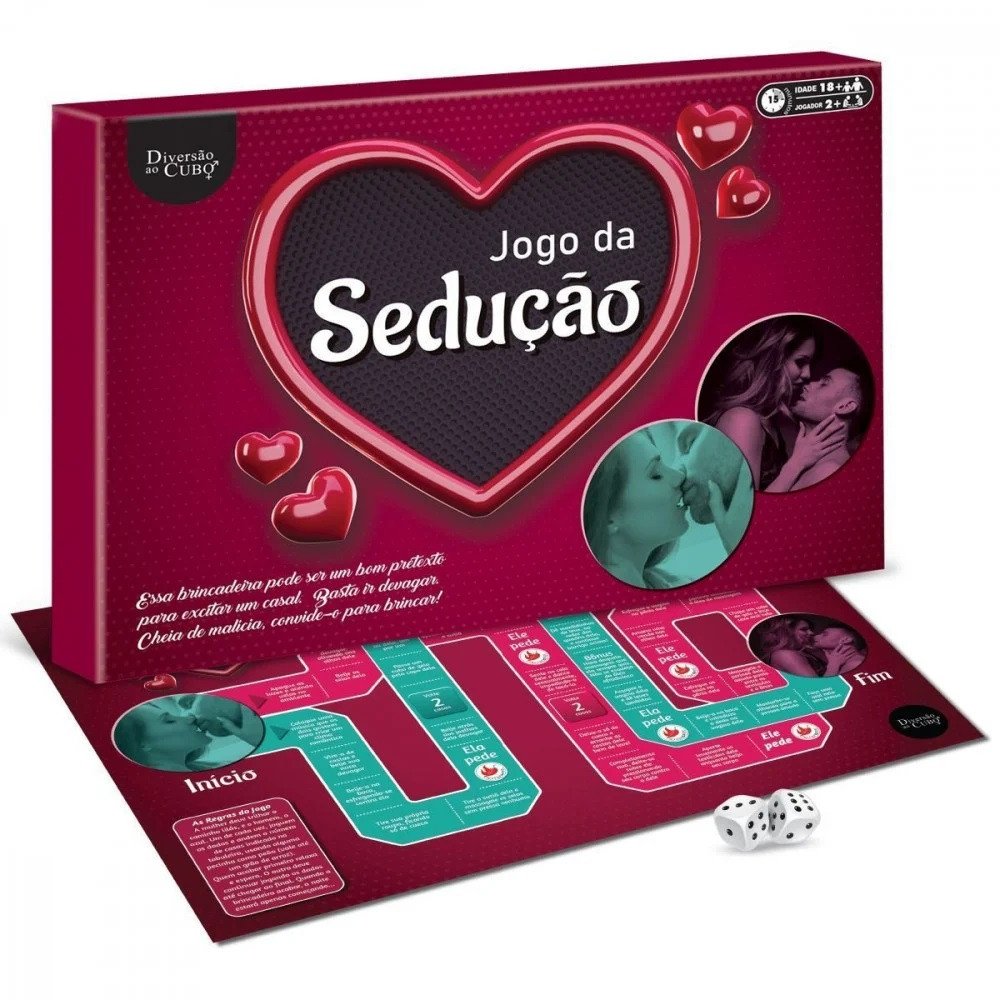 ºJOGO DA SEDUÇÃO PARA CASAL DIVERSÃO AO CUBO -7898919352463