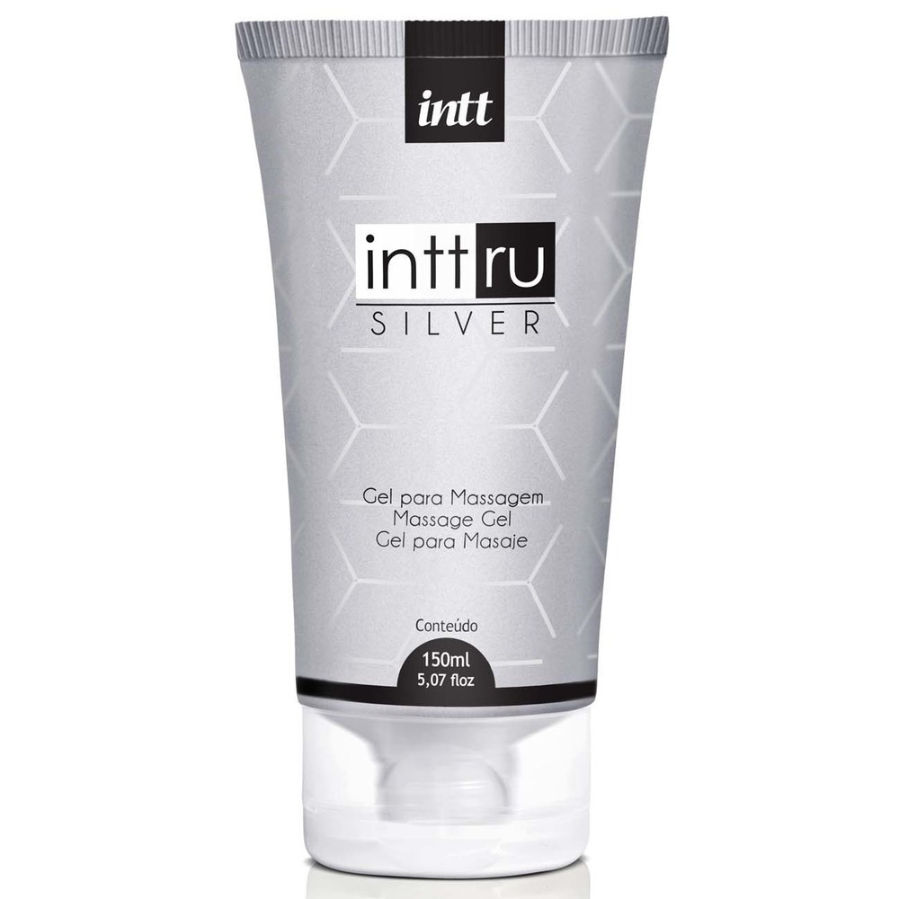 ºINTT RU SILVER GEL PARA MASSAGEM 150ML INTT - 7898626040783