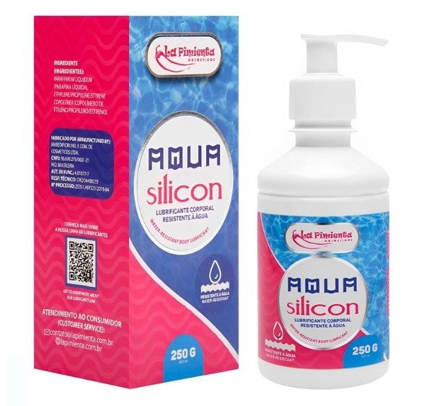 *LUBRIFICANTE AQUA SILICON 250G LA PIMIENTA - 7899711617705