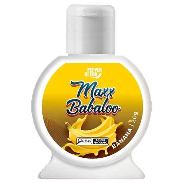 *Max Babaloo Gel Coméstivel Beijável - BANANA- 7898617092555