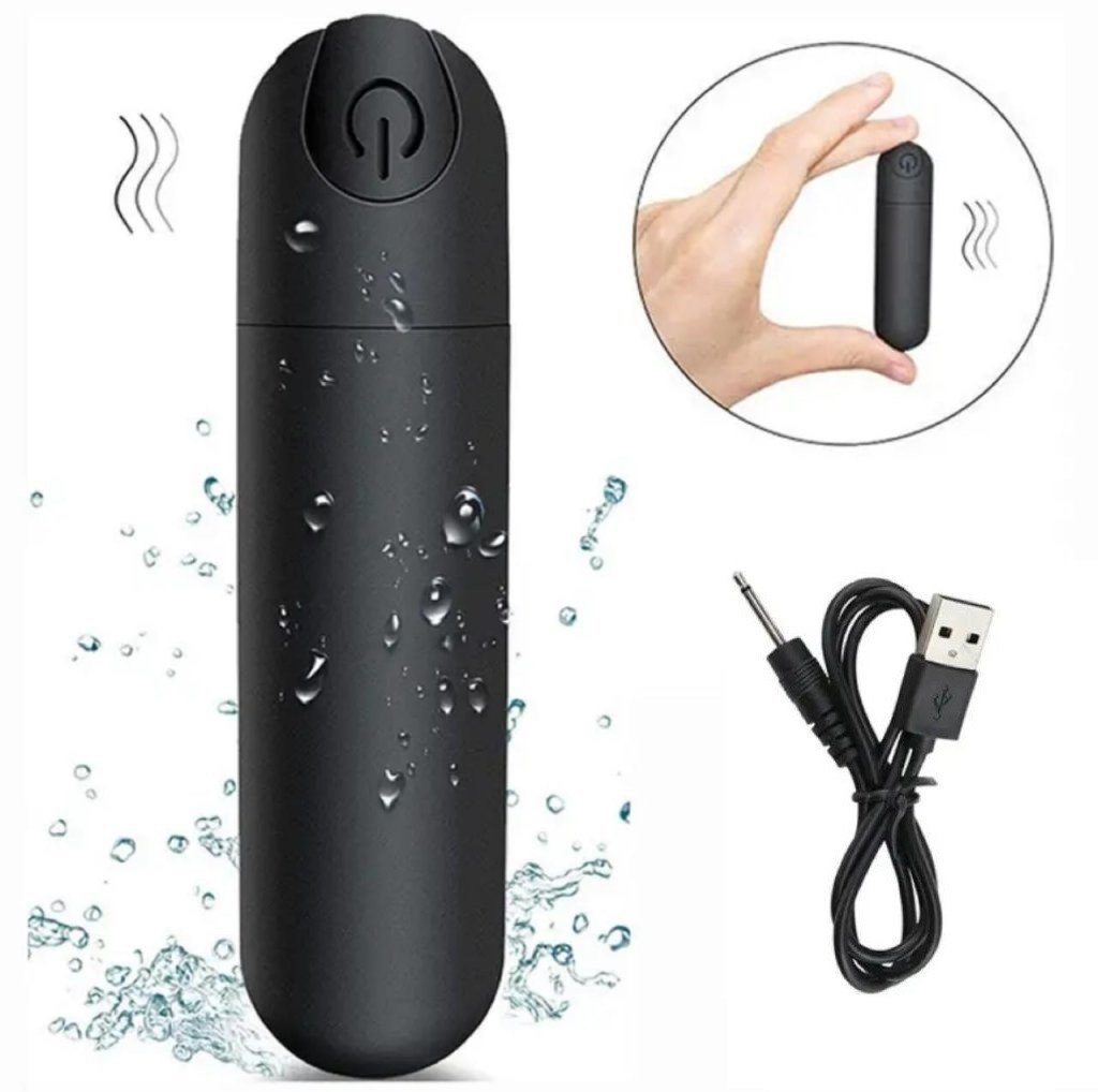 ºMINI VIBRADOR USB - RECARREGÁVEL - BULLET IMPORTADO - 9780201879629