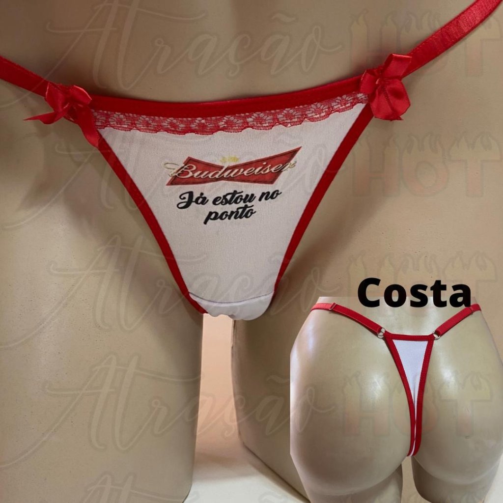 *TANGA BUDWEISER- JÁ ESTOU NO PONTO