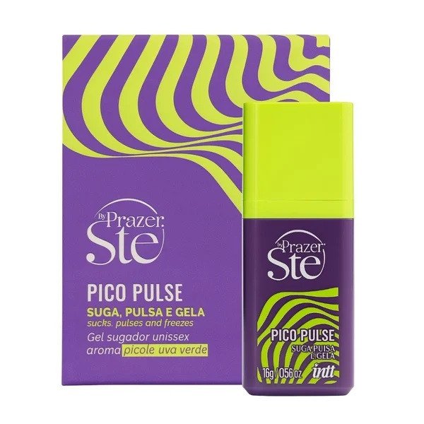 *Pico Pulse Gel Sugador Unissex - PICOLÉ DE UVA VERDE -7898626044491
