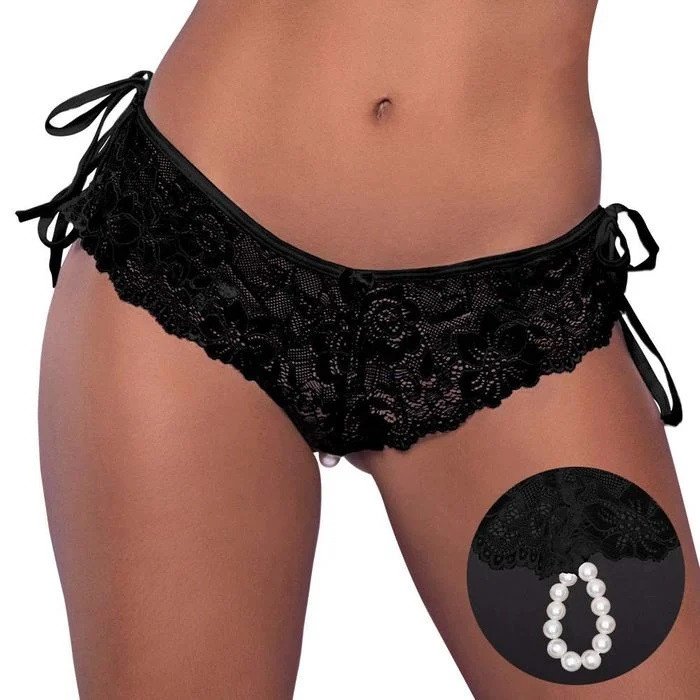 *CALCINHA TAILANDESA RENDADA PÉROLAS - 5061382022016