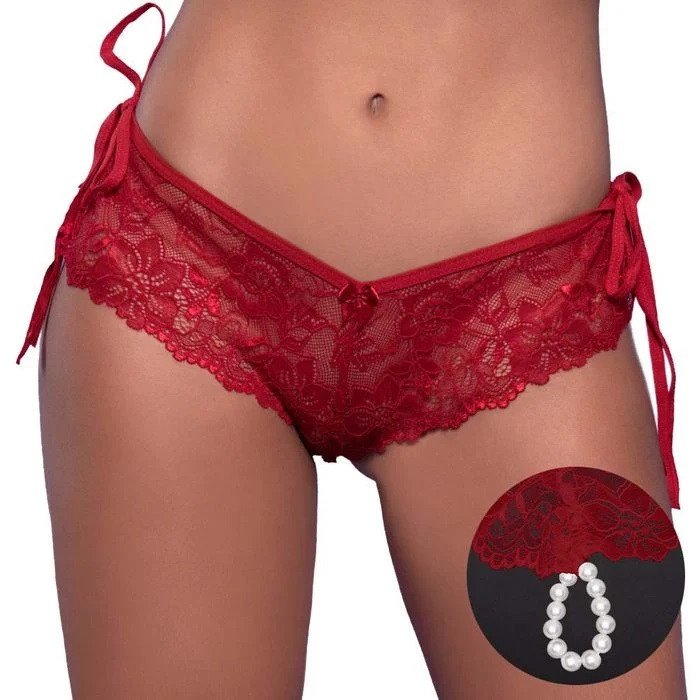 ºCALCINHA TAILANDESA RENDADA PÉROLAS - 5061382024034