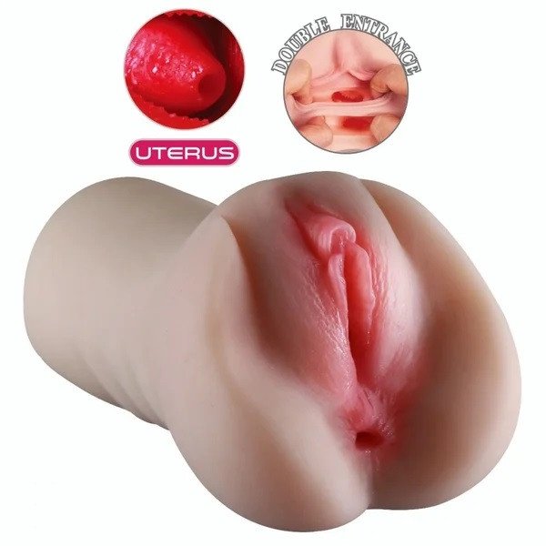 *Vagina Útero E Ânus - Masturbador Masculino Realista - 6970478291139