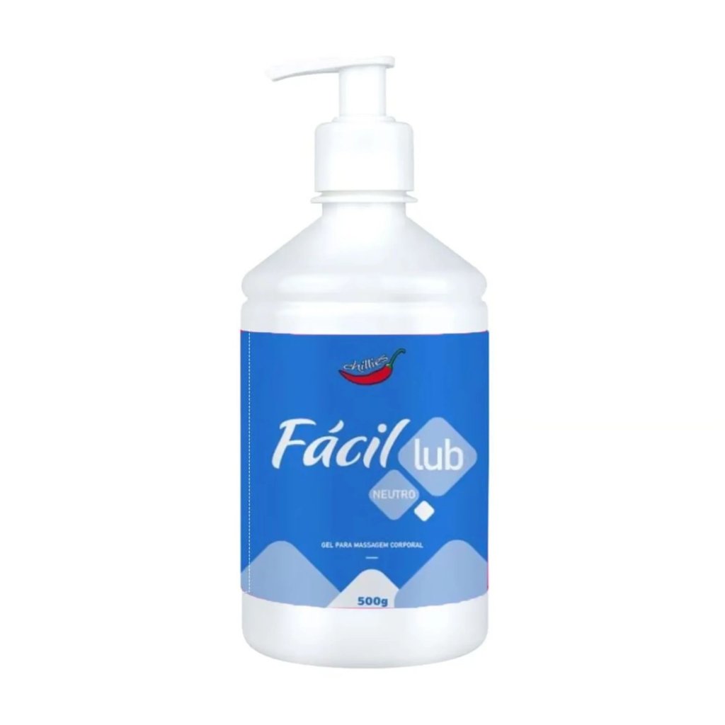 *Fácil Lub Gel Lubrificante Neutro 500G Chillies