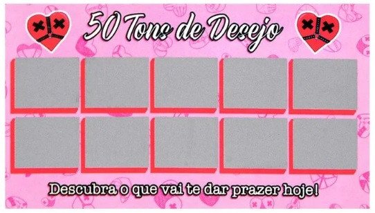 *RASPADINHA 50 TONS DE DESEJO