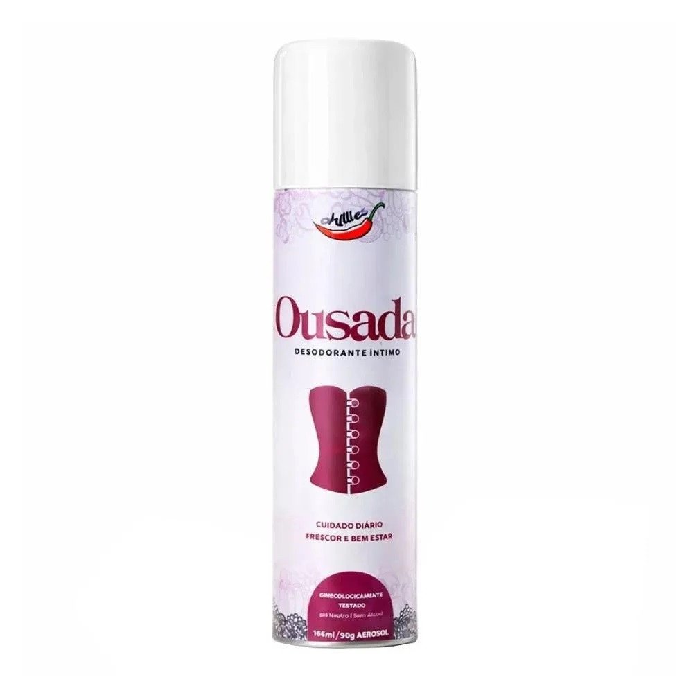 *Ousada Desodorante Íntimo em Aerosol 90g Chillies