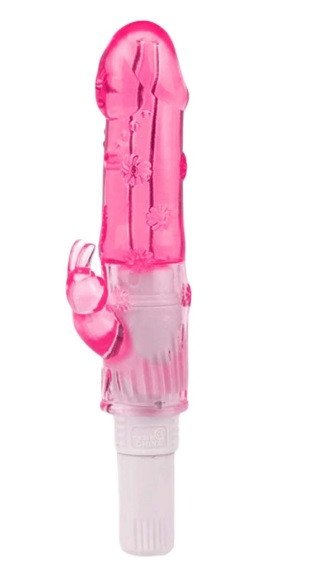 °Vibrador Ponto G Jelly Com Capa Removível - ROSA