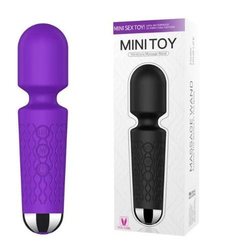 *VARINHA MÁGICA MINI TOY - MÉDIA - RECARREGÁVEL - ROXO