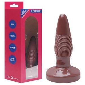 *Plug Anal Maciço 14 X 4cm Kgel