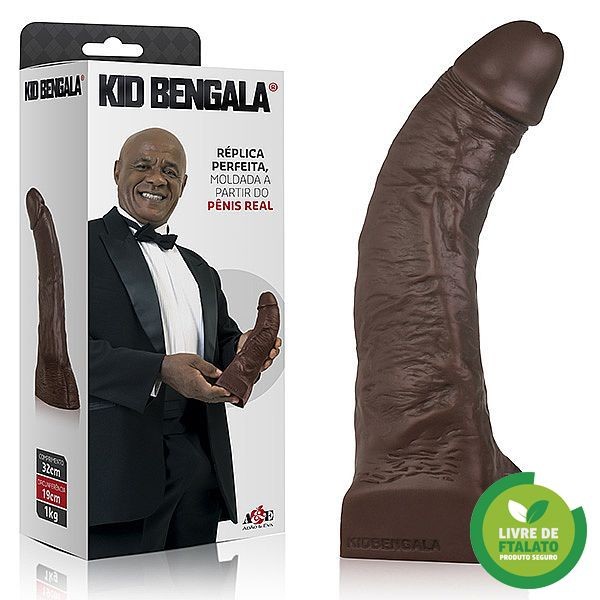 °Kid Bengala - Réplica perfeita moldada a partir do penis real - 32cm