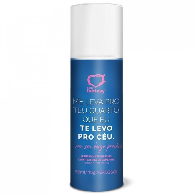 ºTe Levo Pro Céu lubrificante beijável com textura de esperma
