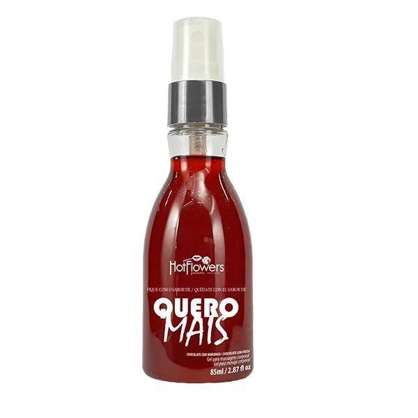 ºQUERO MAIS - Gel de massagem beijável,