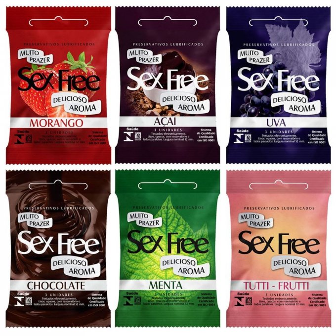 ºPreservativo SEX FREE AROMAS