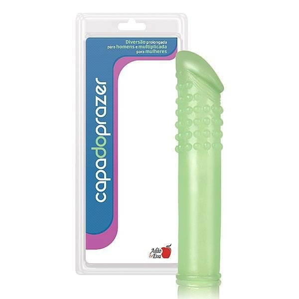 *Capa do Prazer  17 CM TEXTURIZADA FOSFORESCENTE