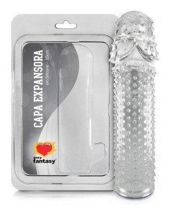 *Capa Peniana Expansora em Silicone 16cm