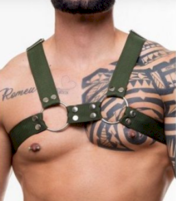 *HARNESS H NYLON VERDE MUSGO HE017A