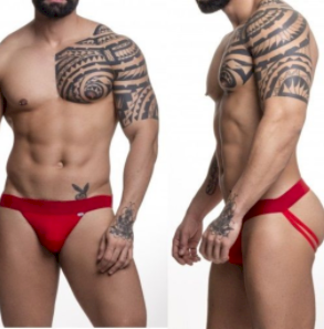 ºJOCK FAIXA DUPLA FINA VERMELHA SD003V