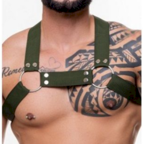 *HARNESS Z NYLON VERDE MUSGO HE019C