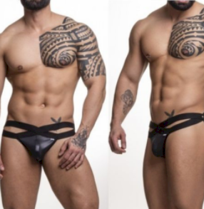 ºJOCK PRETO COM ELÁSTICO DUPLO FRONTAL ABERTO SD102P