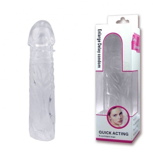°Capa Peniana Transparente com Veias Salientes e Glande Avantajada - CA013
