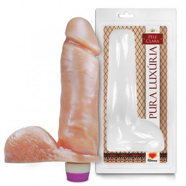 ºPÊNIS COM VIBRO 20,5 X 4,7 CM -PC031- 7899564704409