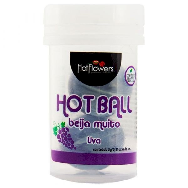 ºHOT BALL BEIJA MUITO-UVA HOT FLOWERS 2 UNID