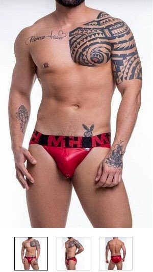 ºCUECA SUNGA GREGA CIRRE ELASTICO ESTAMPADO VERMELHO SD117E