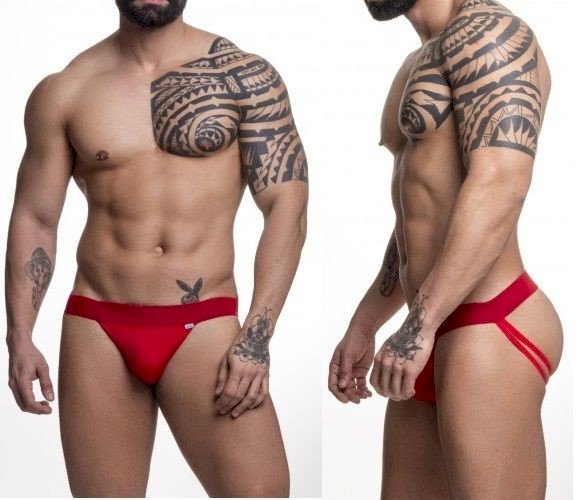 ºJOCK FAIXA DUPLA FINA VERMELHA SD003V